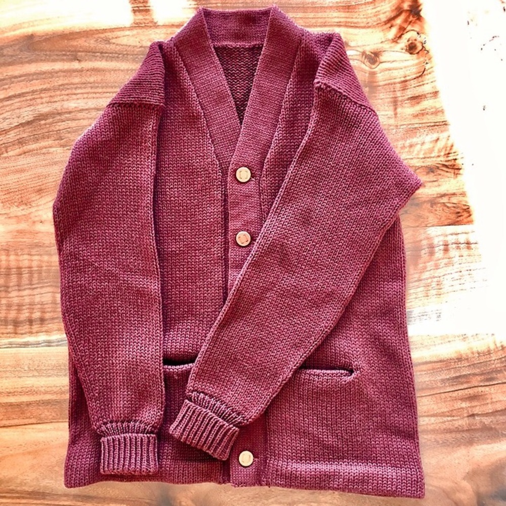 ❌SOLD❌ Shaker Knit Sweater Varsity Letterman Cardigan! - Picture 9 of 16
